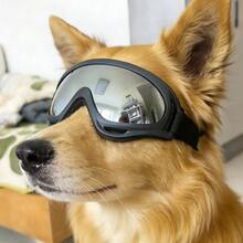 Pet Goggles For Large Dogs 25-80 Lbs, UV Protection, Adjustable Strap, Anti-Fog Outdoor Running Eye Protection Gear - Multicolor - View 4