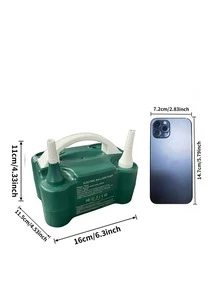 SOKANY 1pc Portable Electric Balloon Inflator, 220V-240V 400W Electric Balloon Air Pump, Suitable For Party Balloon Decoration - EU C Type Plug(220-240V) - View 6