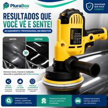 Politriz Lixadeira Automotiva Profissional 127V Máquina de Polir Multiuso Automotivo Carro Moto resistente Profissional - 127V - Visão 3