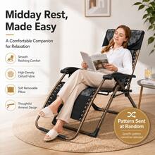 Portable Folding Siesta Chair For Patio, Garden, Balcony And Indoor Relaxation - B (Random Color) - View 4