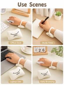 Keyboard Mouse Wrist Rest, Cute Creative Typing Wrist Support Pad, Office Wrist And Elbow Cushion, Essential Office Wrist Support Accessory - 均碼 - 查看 8