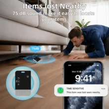 RSH Ultra‑Slim Bluetooth Smart Card Tracker, Compatible With Apple Find My, IP68 Waterproof & Dustproof, Wireless Charging Anti‑Lost Item Locator, Real-Time Accurate Positioning Wallet, Handbag, Suitcase - Multicolor - View 3