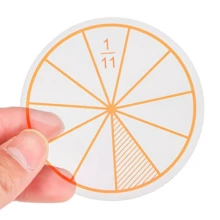 1 Set Isi 12 Alat Bantu Mengajar Pecahan Matematika, Alat Belajar Pecahan Matematika Portabel, Pengenalan Soal Pecahan dan Pembelajaran Operasi, Alat Bantu Mengajar Soal Pecahan Matematika, Hadiah Kecil Perlengkapan Sekolah untuk Pembukaan Sekolah, Hadiah Kecil untuk Penghargaan di Kelas - A - View 4