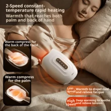 Haier Wireless Hand Massager - 3 Adjustable Modes . Type-C Fast Charging . Large Capacity Long Battery Life . 10-Minute Smart Timer . Lightweight And Portable - White - View 6