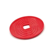 4pcs Electric Toothbrush Charging Base PLA Protective Pads, 3D Printed Toothbrush Drainage Mat, Bathroom Countertop Waterproof Non-Slip Electric Toothbrush Travel Protective Pad - Multicolor - View 13