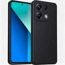 Compatible With Xiaomi / Series Solid Matte Black Anti-Oil Anti-Fingerprint Phone Case Compatible With Redmi Note 15 Pro 4G/Note 15 Pro 5G/Note 15 4G/Note 15 5G/Note 14 Pro 4G/Note 14 Pro 5G/Note 14 Pro+ 5G/Poco M8/Poco M8 Pro/ Non-Scratch Soft TPU Protective Cover Raised Camera Lips Shockproof Anti-Impact Precise Hole Cutouts Lightweight Full Wrap Wearproof Matte Shell - Black - View 3