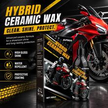 Semprotan Lilin Keramik Campuran untuk Motor 300ml, Semprotan Pelapis Keramik Anti Air Cepat, Kilap Tinggi dan Perlindungan UV, Cocok untuk Cat Motor, Plastik, Perbaikan dan Pemolesan Pelek Logam - Umum - View 2