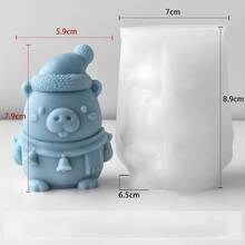 Panini 2Pcs Cute Cartoon Capybara Silicone Mold, Winter Hat Scarf Mould For DIY Scented Candle Wax Resin Craft Making - One Size Fits All - View 5