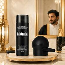 Paket Kombo Serat Rambut 30g, Botol dengan Set Nozzle Semprotan Airbag, Penutup Tahan Keringat untuk Garis Rambut dan Rambut Beruban, Bubuk Pengental Instan untuk Rambut Tipis - MultiWarna - View 5