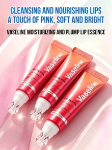 Vaseline 櫻桃紅豐盈果凍唇彩 10ml，保濕豐唇唇部護理，含 4 倍玻尿酸與三肽，水晶按摩頭，SPF15，玫瑰粉色調，撫平唇紋並促進膠原蛋白，輕盈不黏膩果凍配方 - 櫻桃紅 - 查看 3