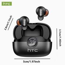 HTC NE79 MINI True Wireless In-Ear Earbuds, Noise Cancelling, Color Block Fashion Style, Lightweight Compact Zero Pressure Fit, Long Battery Life, Suitable For Sports And Gaming, Premium Sound Quality Experience - View 1