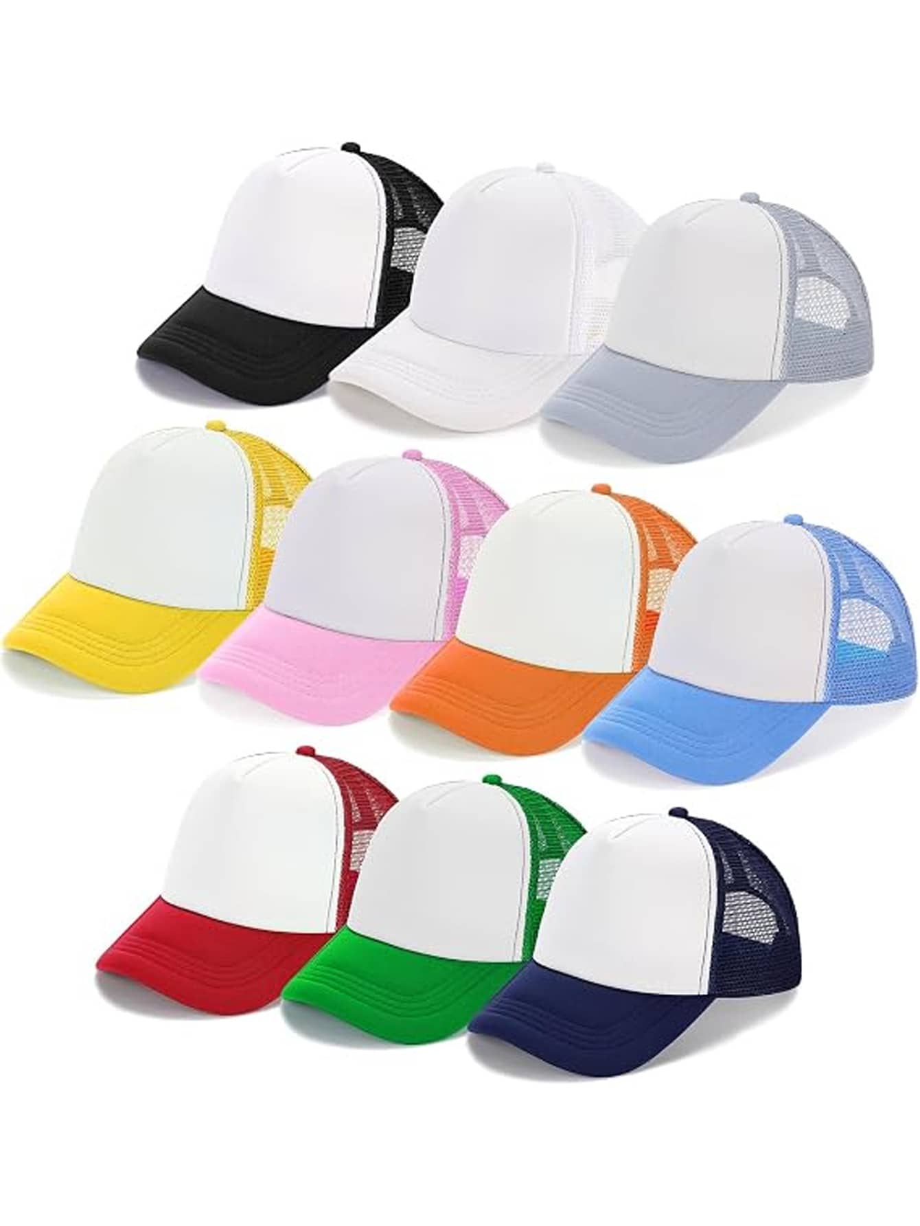 1 buah Topi Matahari Spons Bernapas Warna Polos Unisex, Topi Paruh Bebek, Topi Ayah, Topi Ember Spons Lembut, Cocok untuk Aktivitas Luar Ruangan, Perjalanan, Liburan, Memancing, Perlindungan UV - MultiWarna - View 1