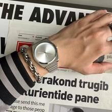 Casual Men's Unique Millennium Vintage Niche Design Cool Hip-Hop Minimalist Style Premium Quartz Movement Watch - one-size - View 4