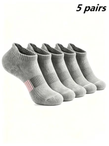 20/10 Pairs Minimalist Unisex Socks, Comfortable Casual All-Season Versatile Couple Short Socks, Available In 1/5/10/20/30 Pairs - Multicolor - View 8