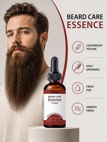 Beard Serum Hydration Lock Lightweight Gentle Non Greasy Fast Absorbing Soft Smooth Finish Daily Grooming Routine Travel Makeup Prep Gift Set - Multicolor - View 2