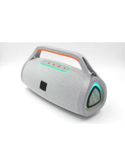 Bocina Altavoz Bluetooth Para Fiestas con Luces RGB con 2 Microfonos Inalambricos 417