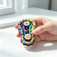 紓壓手指鏈金屬機械玩具齒輪減壓小玩意 新款 - 彩色 - 查看 2