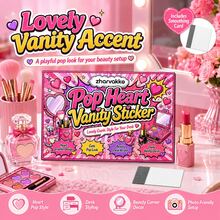 Vanity Surface Sticker With Smoothing Card, Desktop Sticker Label For Makeup Desk And Office Use, Cute Table Decorative Sticker Sheet, 14 * 21 Cm Beauty Desk Styling Sticker - 1 - View 9