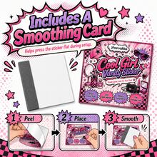 Vanity Surface Sticker With Smoothing Card, Desktop Sticker Label For Makeup Desk And Office Use, Cute Table Decorative Sticker Sheet, 14 * 21 Cm Beauty Desk Styling Sticker - 1 - View 3