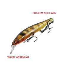 Isca Artificial Brutal 95 ZN 12g Tucunare Traira Robalo Dourado Açu Predador Meia Agua Bruta - Natural - Visão 11