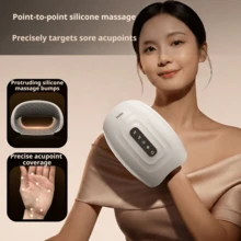Haier Wireless Hand Massager - 3 Adjustable Modes . Type-C Fast Charging . Large Capacity Long Battery Life . 10-Minute Smart Timer . Lightweight And Portable - White - View 7
