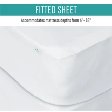 California King Deluxe Waterproof Mattress Protector - California King - View 2
