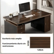 Home Office Desks - Brown - View 4