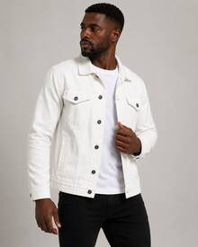 Men Jackets And Coats - White - View 1