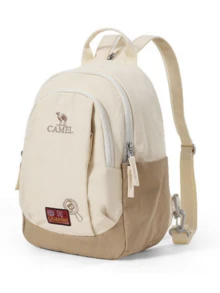 CAMEL CROWN Lightweight Travel Bag, Outdoor Leisure Lightweight Small Bag, Hiking Climbing Travel Backpack - Gravel Apricot - View 1