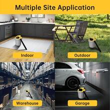 Mouse Trap Bucket Mouse Traps Indoor For Home Multi Catch,Auto Reset,Reusable Automatic Mouse Trap Easy Setup, Ideal For Hunting, Outdoor Activities, And Holiday Decor Vibrant Design Sturdy Trap, Mouse Trap, Pest Control, Compact Design, Long-Lasting - white & yellow - View 8