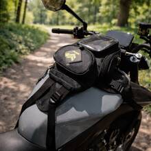 Universal Motorcycle Tank Bag Kampak Kc15 Motorcycle Backpack - Black - View 2