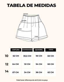 Short Saia Couro Fake Feminino Cintura Alta com Shorts Interno em PU Elegante e Moderno - Preto - Visão 3