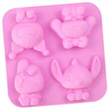 Panini Cute Cartoon Alien Animal Silicone Molds, 4 Different Tray Set, Flexible And Reusable DIY Craft Molding Tools, Suitable For Resin, Wax, Plaster, Making Mini Desktop Decor Ornaments - One Size Fits All - View 4