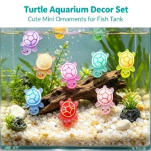 20pcs/50pcs Mixed Color Glowing Turtle Lights | Mini Turtle Decorations, Suitable For Easter, Birthday, Ocean Party, Holiday Decor, Dream Theme, Random Colors, Resin Material - View 6