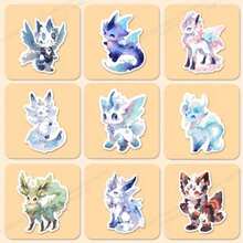 60pcs Fantasy Creature Theme Creative Decorative Stickers, Creating A Rich Dreamy Fairy Tale Atmosphere, Featuring Lively Elves And Various Mythical Beasts With Exquisite Patterns, Paired With Delicate And Precise Die-Cut Craftsmanship, Unique And Beautiful Individual Designs. High-Definition Printing With Fine And Clear Imagery, Surface Film Protection For Waterproof, Scratch-Resistant, And Durable Against Daily Wear, Stable Color With Long-Lasting Adhesion And Fade Resistance - Multicolor - View 7