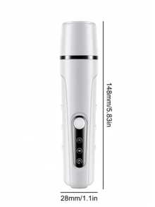 PETSIN Pet Nail Grinder, Cat Dog Electric Nail Trimmer USB Rechargeable With LED Light, Smart Display, Multi Grinding Modes For Various Pets, Upgraded Strong Motor For Tough Nails, Portable & Fashionable Design - White - View 11