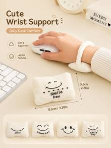 Keyboard Mouse Wrist Rest, Cute Creative Typing Wrist Support Pad, Office Wrist And Elbow Cushion, Essential Office Wrist Support Accessory - 均碼 - 查看 9