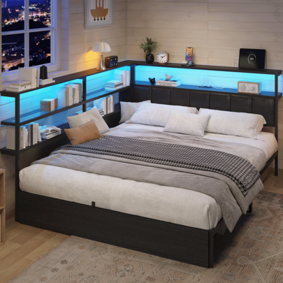 Twin Platform Bed W…