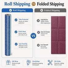 4pcs 4-Color Embossed Solid Color Wrapping Paper, Premium Cool Tone Blue Series Wrapping Paper, 44.5*76.2cm (17.5*30 Inches), 120g Thickened Matte Premium Gift Wrapping Paper, Suitable For DIY Bouquets, Gift Boxes, Birthdays, Weddings, Parties, And Holiday Wrapping - SY-aBCD - View 8