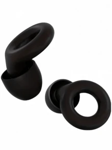 1 set de tapones de silicona suave con estuches, de varios tamaños, cómodos para dormir, nadar, viajar y conciertos - Multicolor - Ver 5