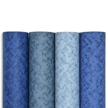 4pcs 4-Color Embossed Solid Color Wrapping Paper, Premium Cool Tone Blue Series Wrapping Paper, 44.5*76.2cm (17.5*30 Inches), 120g Thickened Matte Premium Gift Wrapping Paper, Suitable For DIY Bouquets, Gift Boxes, Birthdays, Weddings, Parties, And Holiday Wrapping - SY-aBCD - View 11