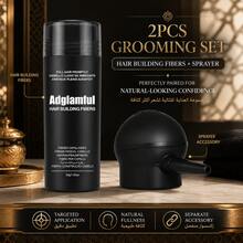 Paket Kombo Serat Rambut 30g, Botol dengan Set Nozzle Semprotan Airbag, Penutup Tahan Keringat untuk Garis Rambut dan Rambut Beruban, Bubuk Pengental Instan untuk Rambut Tipis - MultiWarna - View 7