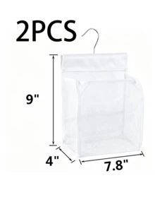 1PC/2PCS Tas Penyimpanan Gantung Jaring Bernapas dengan Pengait - Keranjang Penyimpanan Lipat, Cocok untuk Kamar Mandi, Asrama, Gym, Aksesoris Perjalanan, Tas Penyimpanan Gantung Hemat Ruang, Cocok untuk Kamar Mandi, Kamar Tidur, Kamar Mandi RV, Dapur, Penyimpanan Rumah dan Ruang Ganti, Tas Jaring Ringan dan Tahan Lama, Nyaman untuk Menyimpan Kosmetik, Handuk, Barang-barang Kecil, Cocok untuk Natal, Paskah. - beraneka warna - View 11