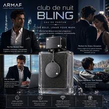 ARMAF Club De Nuit BLING Eau De Parfum 100ML Luxury Unisex Long Lasting Perfume Premium Fragrance Gift - Woody & Earthy - View 4