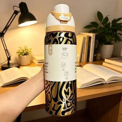 Bình nước Owala 32oz/24oz Fruit Cup bằng thép không gỉ cách nhiệt, bình nước cầm tay ngoài trời dạng pop-up, bình nước thể thao di động có ống hút, phù hợp cho thể thao, du lịch và hoạt động thể thao tại trường học, kín nước tốt, thiết kế nắp bật, giữ lạnh và nóng tốt cho đồ uống, cà phê và đồ uống đông lạnh