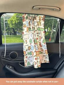 Car-Specific Baby Sunshade Curtain, Effectively Blocks Harsh Glare, Creates A Quiet And Soft Riding Environment, Protects Baby's Eyes From Direct Sunlight - Multicolor - View 6