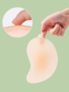 One Strapless, Self-Adhesive Silicone Bra With A Mango Shape, Perfect For Weddings. Includes 30 Nipple Covers. - Multicolor - View 6