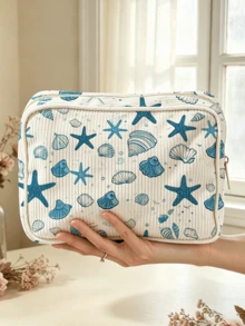 Neue Ouchie Pouch Aufbewahrungstasche Medizinischer Koffer/Kulturtasche/Reiseutensilien Tasche, farbenfrohes Design, geeignet für Medikamente, Kosmetik und Reiseutensilien, zufällig verteiltes bedrucktes Muster - Verschiedenfarbig - Übersicht 1