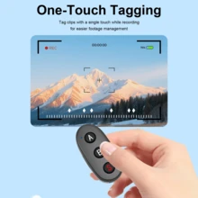 BT 5.3 Wireless Remote Control, Compatible With DJI Action 4/5 Pro/6, Compatible With Insta360 X3/X4/X5 Rechargeable Action Camera Controller, Remote Distance Up To 10 Meters - Multicolor - View 7