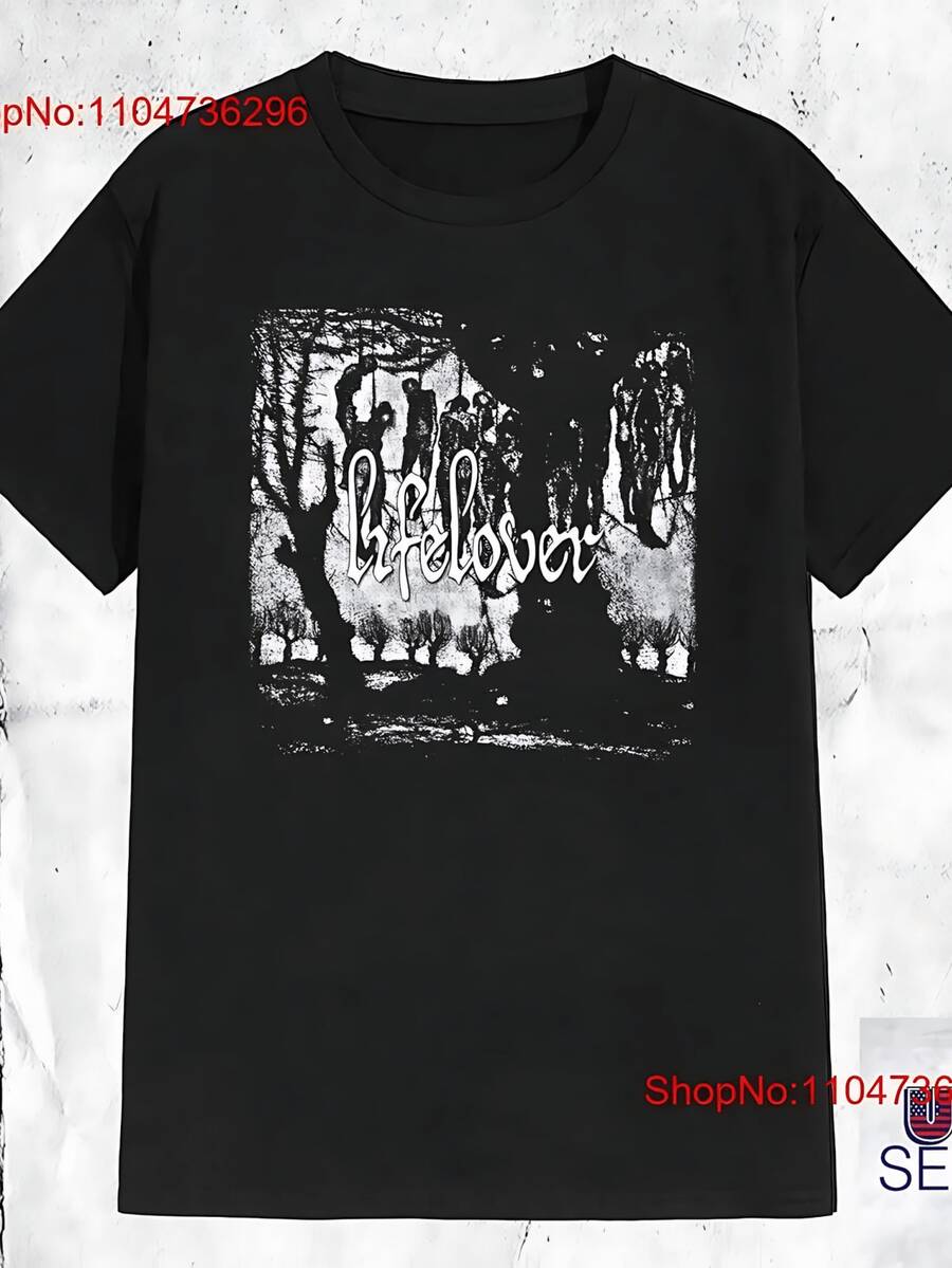 Camiseta Nueva Vardagsnytt Lifelover Band, Tallas S-3XL, SS405, Estilo Vintage Lavado, Para Uso Diario, Ligeramente Elástica - Negro - Ver 1